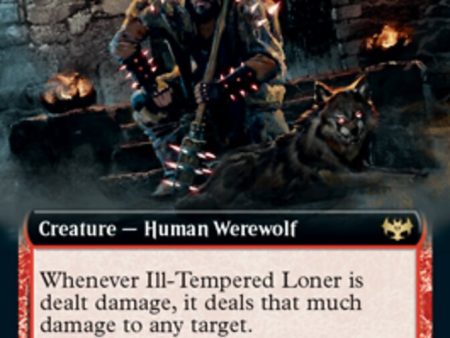 Ill-Tempered Loner    Howlpack Avenger (Extended Art) [Innistrad: Crimson Vow] Cheap