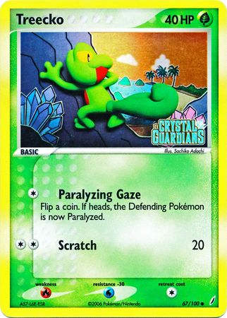 Treecko (67 100) (Stamped) [EX: Crystal Guardians] Online