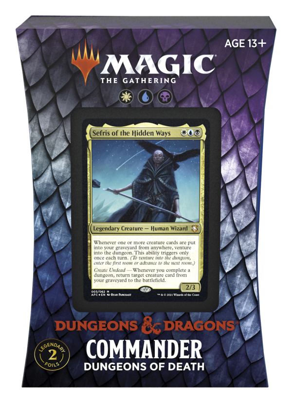 Dungeons & Dragons: Adventures in the Forgotten Realms - Commander Deck (Dungeons of Death) Sale