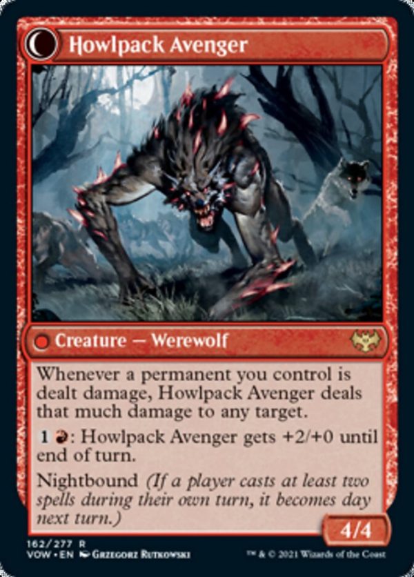 Ill-Tempered Loner    Howlpack Avenger [Innistrad: Crimson Vow] Hot on Sale