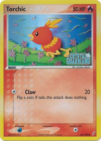 Torchic (65 100) (Stamped) [EX: Crystal Guardians] For Sale