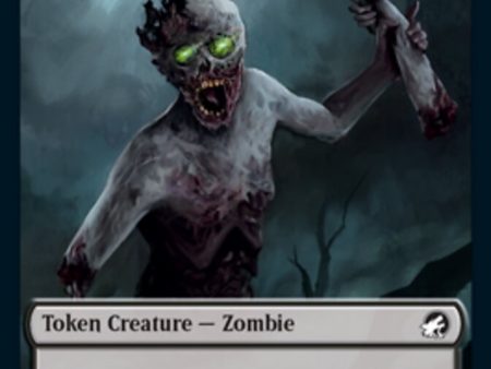 Zombie (005)    Wrenn and Seven Emblem Double-Sided Token [Innistrad: Midnight Hunt Tokens] Online now