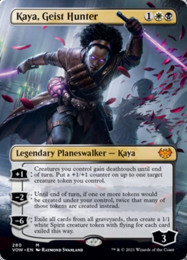 Kaya, Geist Hunter (Borderless) [Innistrad: Crimson Vow] Online