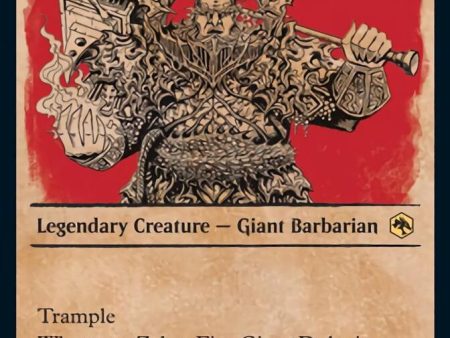 Zalto, Fire Giant Duke (Showcase) [Dungeons & Dragons: Adventures in the Forgotten Realms] Online Hot Sale