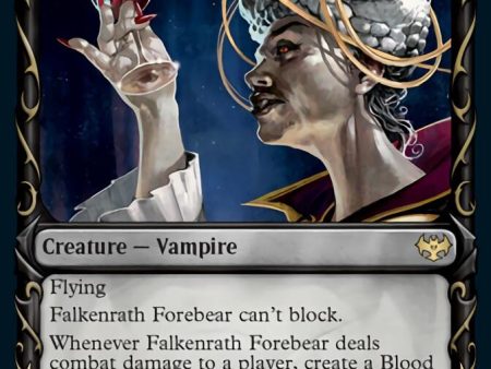 Falkenrath Forebear (Showcase Fang Frame) [Innistrad: Crimson Vow] Online Sale