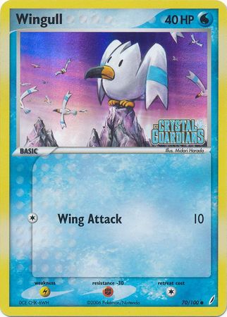 Wingull (70 100) (Stamped) [EX: Crystal Guardians] For Discount