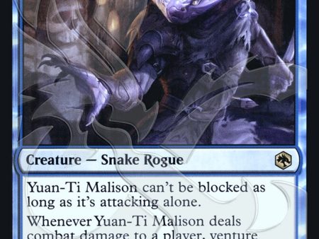 Yuan-Ti Malison (Ampersand Promo) [Dungeons & Dragons: Adventures in the Forgotten Realms Promos] Cheap