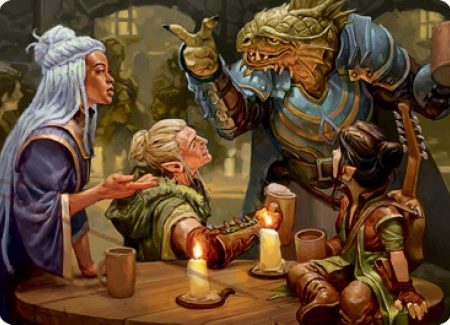 You Meet in a Tavern Art Card [Dungeons & Dragons: Adventures in the Forgotten Realms Art Series] Supply