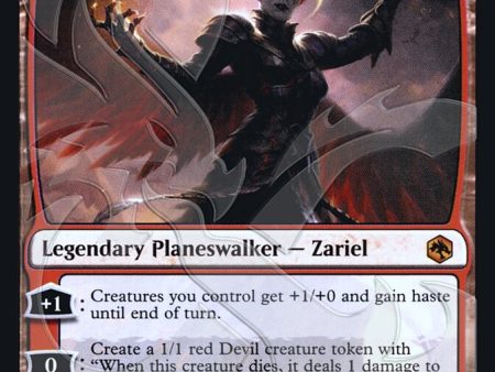 Zariel, Archduke of Avernus (Ampersand Promo) [Dungeons & Dragons: Adventures in the Forgotten Realms Promos] Cheap