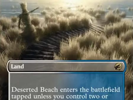 Deserted Beach (Borderless Alternate Art) [Innistrad: Midnight Hunt] For Sale