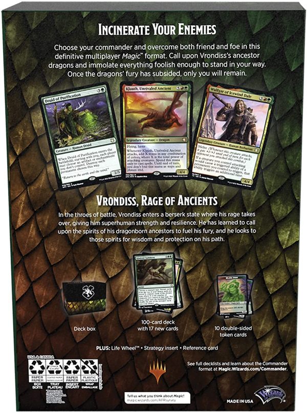 Dungeons & Dragons: Adventures in the Forgotten Realms - Commander Deck (Draconic Rage) Hot on Sale